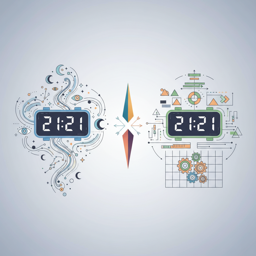 Порівняння підходів до розуміння 21:21
